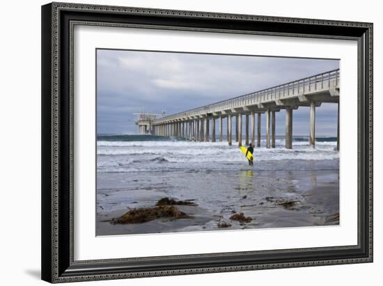 Scripps Pier I-Lee Peterson-Framed Photographic Print