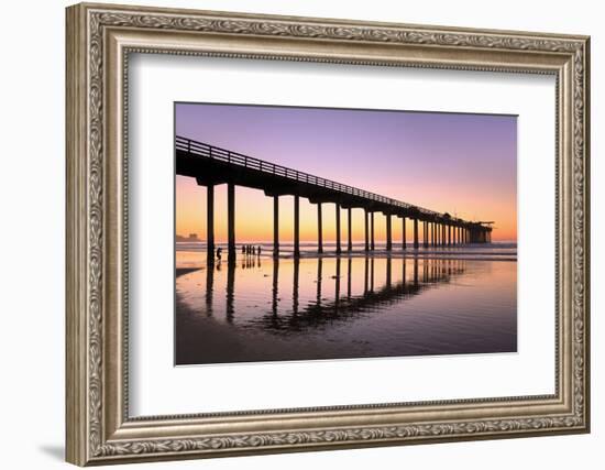 Scripps Pier, La Jolla, San Diego, California, United States of America, North America-Richard Cummins-Framed Photographic Print