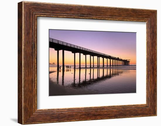 Scripps Pier, La Jolla, San Diego, California, United States of America, North America-Richard Cummins-Framed Photographic Print