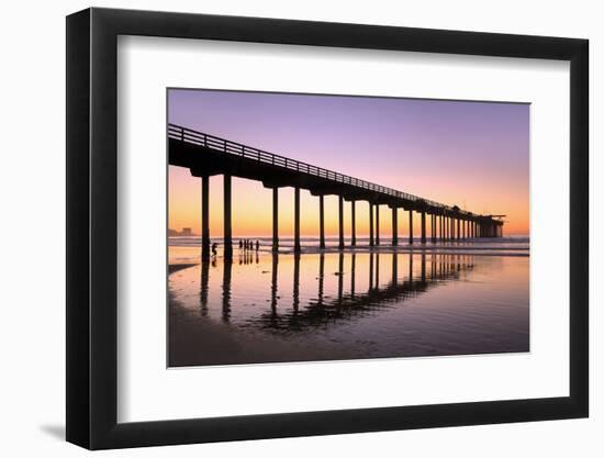 Scripps Pier, La Jolla, San Diego, California, United States of America, North America-Richard Cummins-Framed Photographic Print