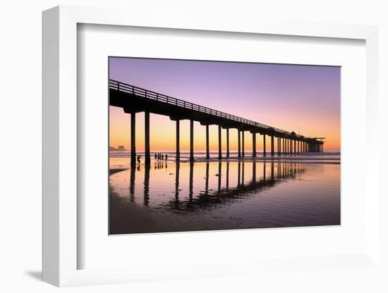 Scripps Pier, La Jolla, San Diego, California, United States of America, North America-Richard Cummins-Framed Photographic Print