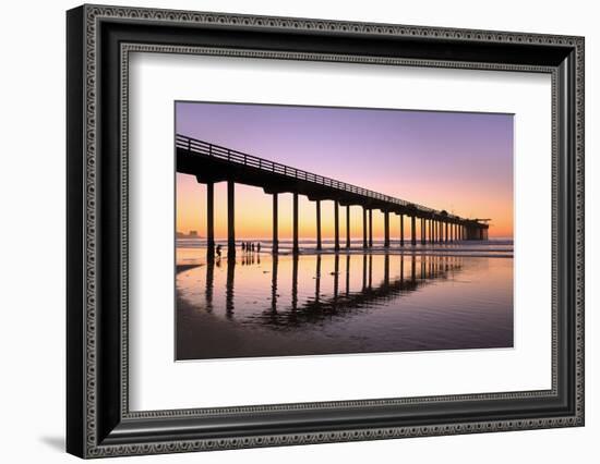 Scripps Pier, La Jolla, San Diego, California, United States of America, North America-Richard Cummins-Framed Photographic Print