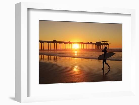 Scripps Pier, La Jolla, San Diego, California, United States of America, North America-Richard Cummins-Framed Photographic Print