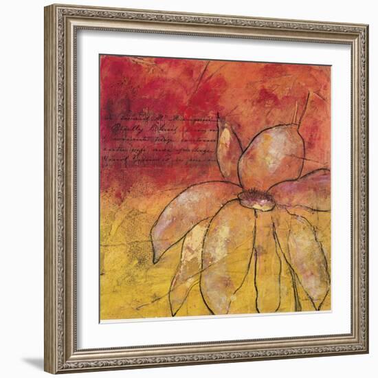 Scripted Bloom 4-Jane Bellows-Framed Art Print