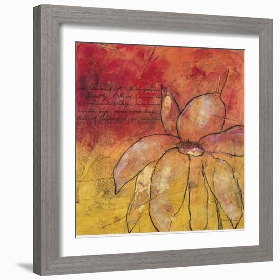 Scripted Bloom 4-Jane Bellows-Framed Art Print