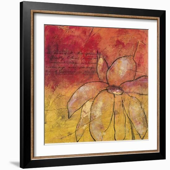 Scripted Bloom 4-Jane Bellows-Framed Art Print