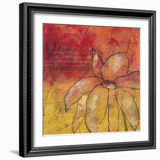 Scripted Bloom 4-Jane Bellows-Framed Art Print