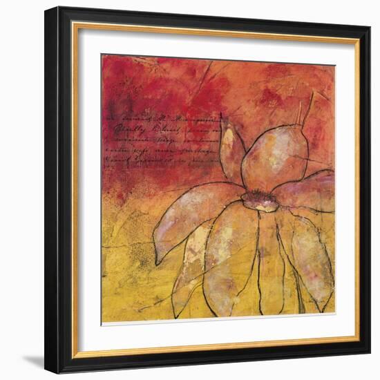 Scripted Bloom 4-Jane Bellows-Framed Art Print