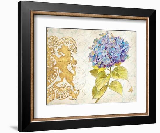 Scripted Hydrangea-Chad Barrett-Framed Art Print