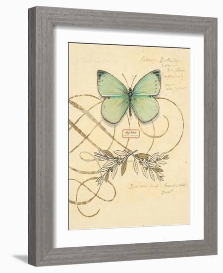 Scripted Papillon-Chad Barrett-Framed Art Print