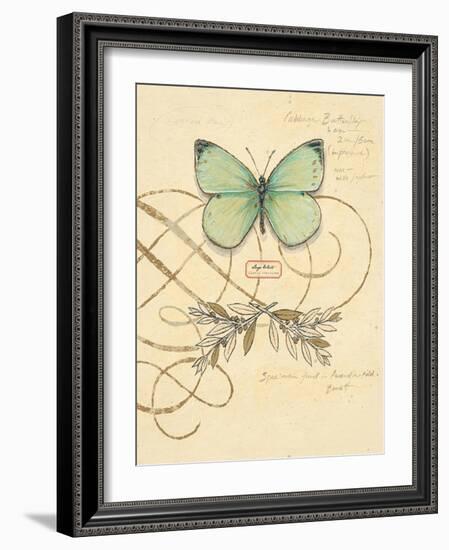 Scripted Papillon-Chad Barrett-Framed Art Print