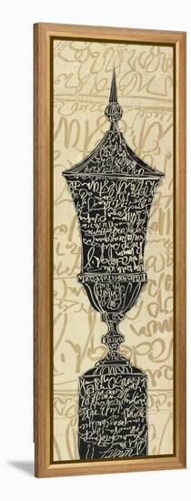 Scripted Urn I-Avery Tillmon-Framed Stretched Canvas