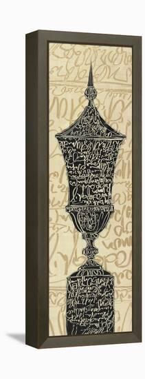 Scripted Urn I-Avery Tillmon-Framed Stretched Canvas