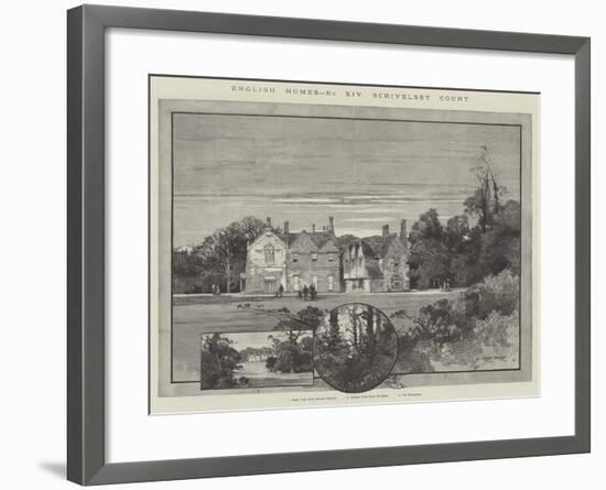 Scrivelsby Court-Charles Auguste Loye-Framed Giclee Print