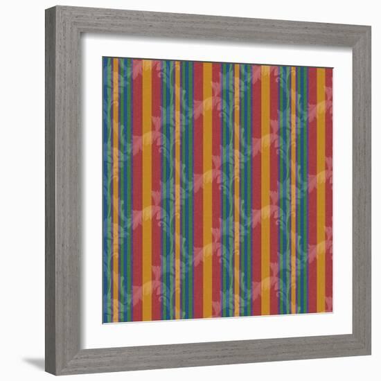 Scroll Stripe-Bill Jackson-Framed Giclee Print