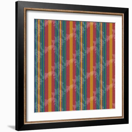 Scroll Stripe-Bill Jackson-Framed Giclee Print