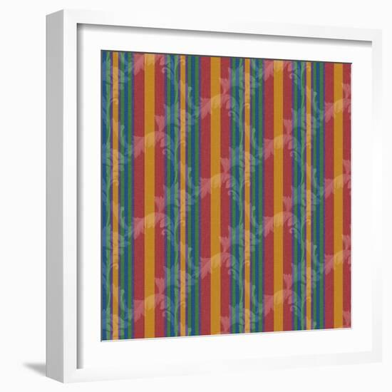 Scroll Stripe-Bill Jackson-Framed Giclee Print