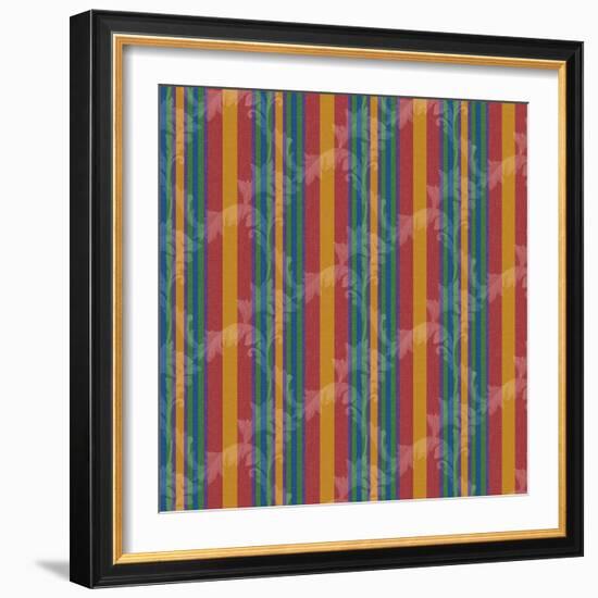 Scroll Stripe-Bill Jackson-Framed Giclee Print