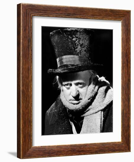 Scrooge, (AKA a Christmas Carol), Alastair Sim, 1951-null-Framed Photo