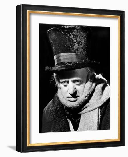 Scrooge, (AKA a Christmas Carol), Alastair Sim, 1951-null-Framed Photo