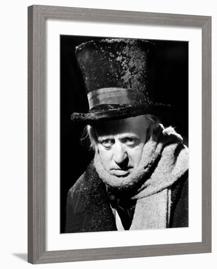 Scrooge, (AKA a Christmas Carol), Alastair Sim, 1951-null-Framed Photo