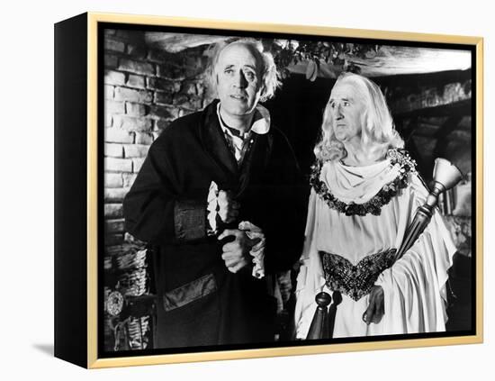 Scrooge, (aka A Christmas Carol), Alastair Sim, Michael Dolan, 1951-null-Framed Stretched Canvas