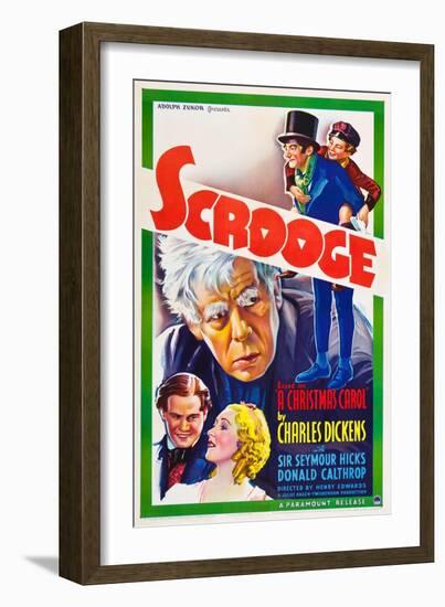 Scrooge-null-Framed Art Print