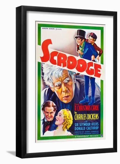 Scrooge-null-Framed Art Print