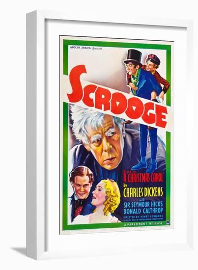 Scrooge-null-Framed Art Print