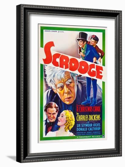 Scrooge-null-Framed Art Print