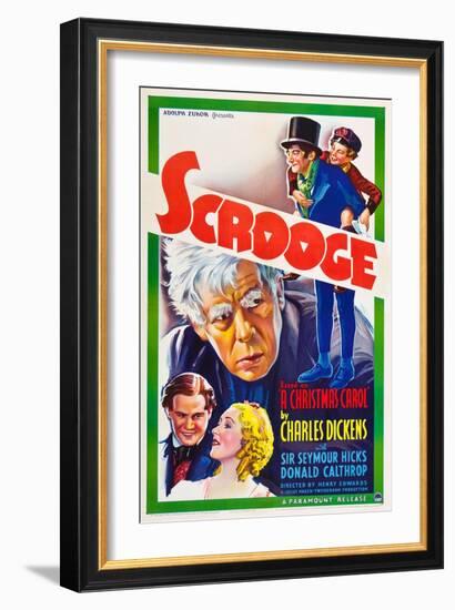 Scrooge-null-Framed Art Print