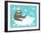 Scrubbing Bubbles Sloth-Nancy Lee-Framed Art Print