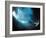 Scuba Diver Near Wreck-Peter Scoones-Framed Photographic Print