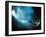 Scuba Diver Near Wreck-Peter Scoones-Framed Photographic Print