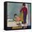 "Scuba in the Tub", November 29, 1958-Amos Sewell-Framed Premier Image Canvas