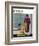 "Scuba in the Tub" Saturday Evening Post Cover, November 29, 1958-Amos Sewell-Framed Giclee Print