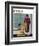 "Scuba in the Tub" Saturday Evening Post Cover, November 29, 1958-Amos Sewell-Framed Giclee Print