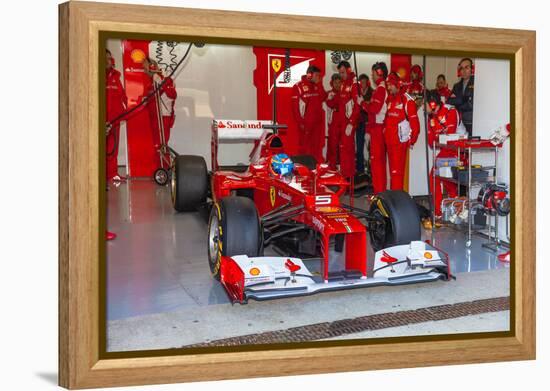 Scuderia Ferrari F1, Fernando Alonso, 2012-viledevil-Framed Premier Image Canvas