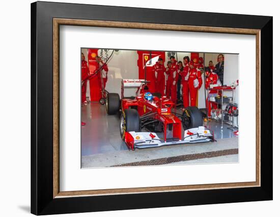 Scuderia Ferrari F1, Fernando Alonso, 2012-viledevil-Framed Photographic Print