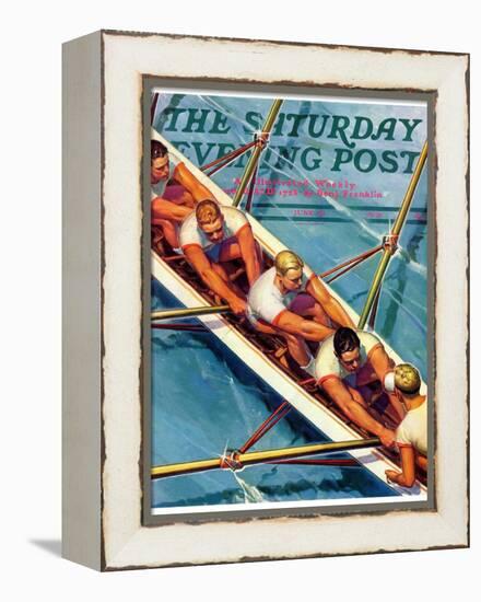 "Scullers," Saturday Evening Post Cover, June 25, 1938-Michael Dolas-Framed Premier Image Canvas