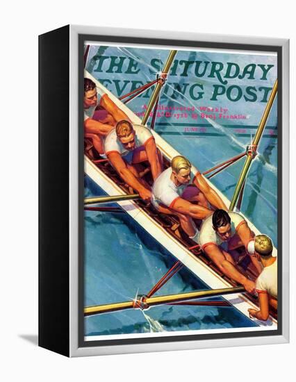 "Scullers," Saturday Evening Post Cover, June 25, 1938-Michael Dolas-Framed Premier Image Canvas