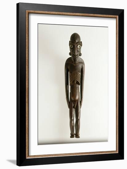 Sculpture anthropomorphe "Moai kava-kava"-null-Framed Giclee Print