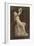 Sculpture : femme nue assise tenant une corne, par Louis-Edmond Cougny-Charles Marville-Framed Giclee Print