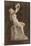 Sculpture : femme nue assise tenant une corne, par Louis-Edmond Cougny-Charles Marville-Mounted Giclee Print