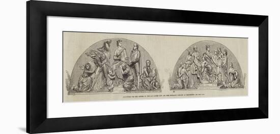 Sculpture for the Offices of the Lancashire Life and Fire Insurance Company at Manchester-null-Framed Giclee Print