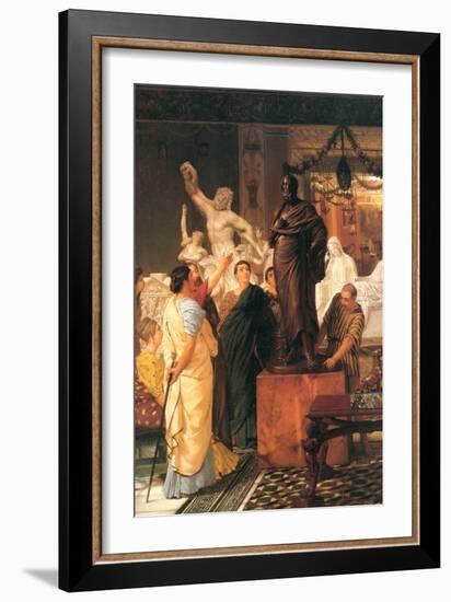 Sculpture Gallery-Sir Lawrence Alma-Tadema-Framed Art Print