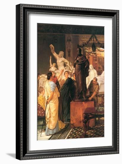 Sculpture Gallery-Sir Lawrence Alma-Tadema-Framed Art Print