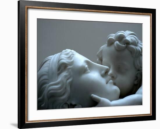 Sculpture Group Maternal Affection, c.1837-Edward Hodges Baily-Framed Photographic Print