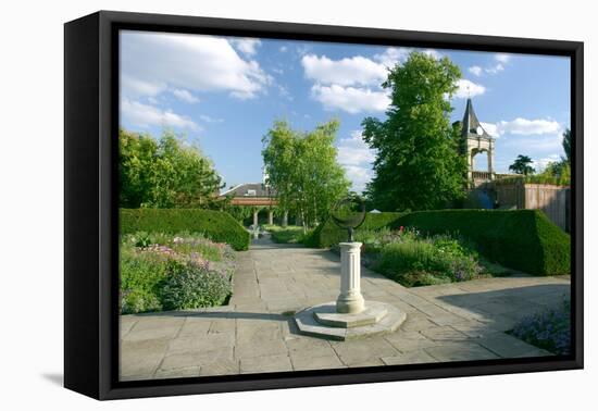 Sculpture in Holland Park, London-Peter Thompson-Framed Premier Image Canvas