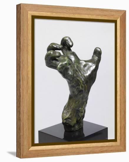 Sculpture of a Hand, Showing a Hand Strained in Tension-Auguste Rodin-Framed Premier Image Canvas